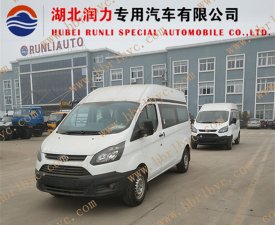 安徽客户订购的两台新全顺殡仪车今天发车